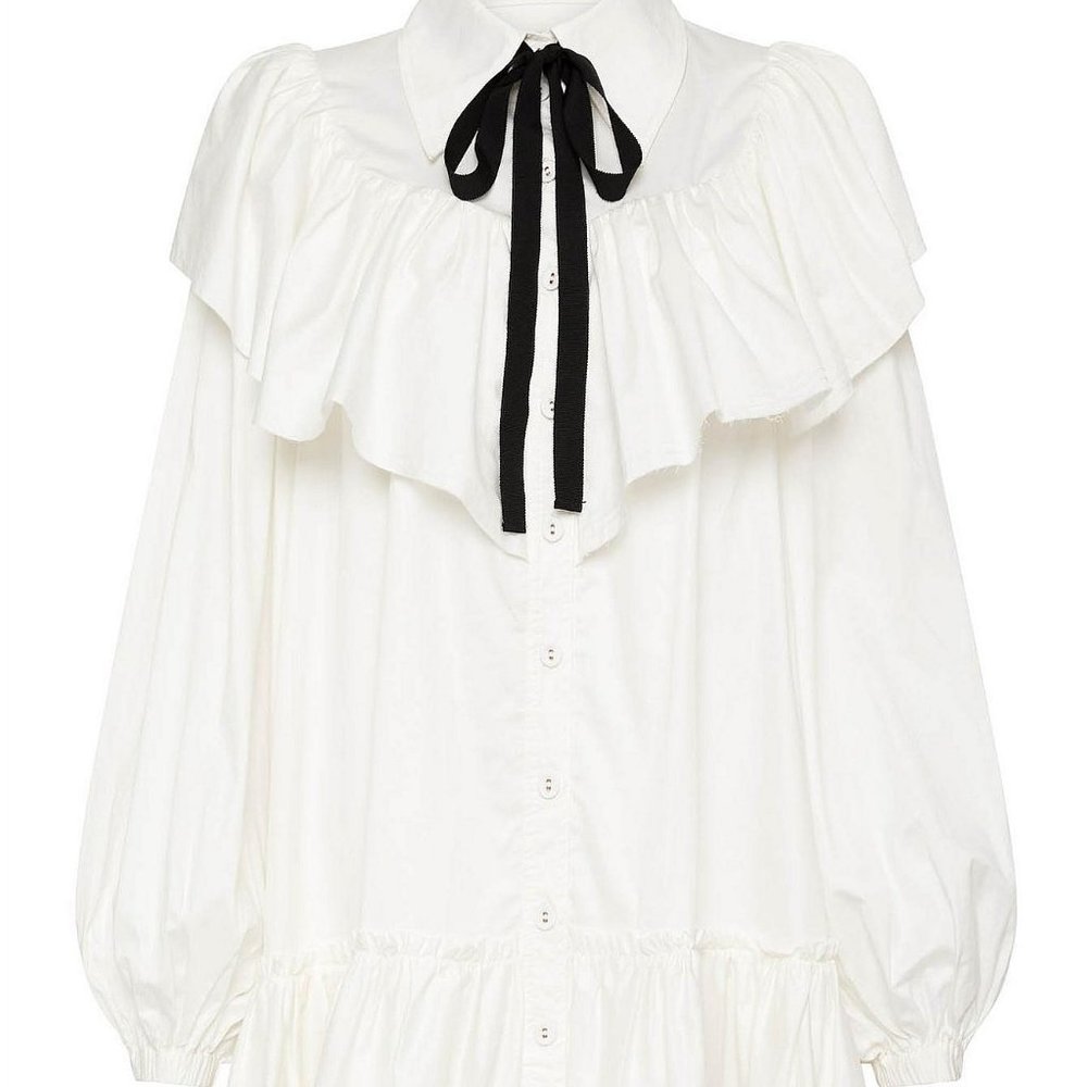 Aje Marie Frill Bib Mini Dress - Picture 11 of 11